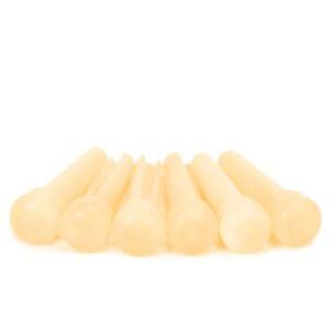 wayer 기타 뼈 브리지 핀 6pcs 현 않은 고정 6 현 실제 12 기타 손톱 용 손톱 표백되지 어쿠스틱 현