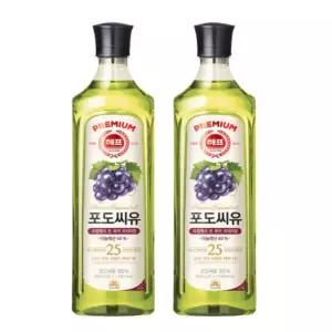 시조해표 포도씨유 900mlx2 넉넉한 사이즈