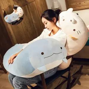 대형 모찌 인형 쿠션 고래 90cm/고양이