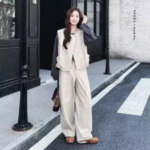 바지 여자 봄 세트 베스트에 정장세트 3종 원픽1