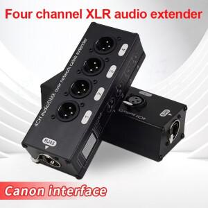Network signal extender 4 XLR light conversion digital cle to analog distribution audi 호환o video t