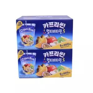 카프리썬 천연과즙 무색소 음료 멀티비타민 200ml 40개