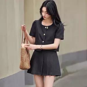 [휴드]클래식 로맨틱 자켓 스커트 투피스 세트_P422798550