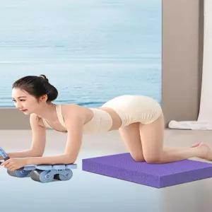 균형 지지 팔꿈치 패드 요가 무릎 보호대 두꺼운 충격 흡수 매트