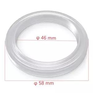 그룹 도장 개스킷 교체 부품 실리콘 스팀 링 도장 EC685 용 58mm
