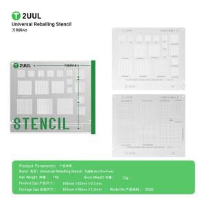 베이스밴드 플래시 2개/팩 BG02 ID 2UUL 스크린 C IC 낸드 스텐실 리볼링 메쉬 WIFI 칩스 페이스 AB 스틸