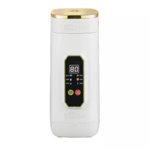 가열 텀블러 전기 USB 충전식 캠핑용 휴대용 보온병 여행용 티포트 차박
