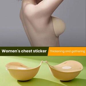 여성 실리콘 가슴 패드 방지 미끄럼 않는 두꺼운 유방 지원 끈적 끈적한 젖꼭지 커버 Str ess Adhesiv