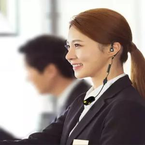 무선 인터폰 병원용 인이어 귀걸이 무전기 골프장 업소용 헤드셋 워키토키
