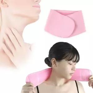 (색상 핑크)목주름보습밴드 보습밴드 넥마스크 넥패치 목패치 목마스크 목주름패치 목주름팩 목마스크팩 넥