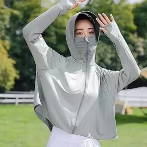 여성 자외선차단 냉감 썬캡 바람막이 아우터 기능성 쿨링 자켓 여름 등산 스포츠 점퍼