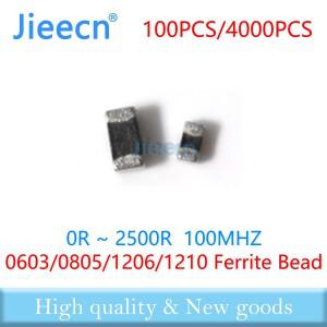 0603 0805 1206 100MHZ SMD 칩 페라이트 비드 FB 0 R - 2500 옴 10 30 60 80 1608 2012 3216 3225