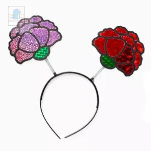 호야댁디자인 포일아트 카네이션머리띠 카네이션조화