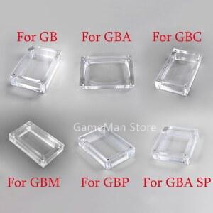 흡입 콘솔 GBC GBA pc SP 용 투명 보이 릴 GBM GB 케이스 디스플레이 보관함 자기 GBA GBP 커버 게임