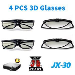 호환 DLP 3D 프로젝터용 TOP GL1800 3D 유리, UFO P19 P20 U30 U70 U50 U90 R17 R19 R20 DLP 링크 액티브 셔터, 3D 쇼킹