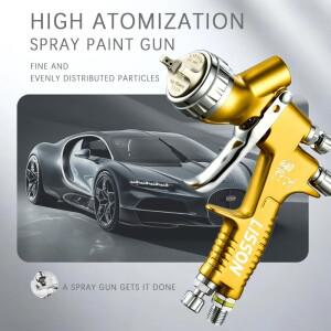 전문가용 스프레이 건 1.3mm HVLP 페인트 GTI Pro Lite 600cc 자동차 가구 니스 및 탑코트용