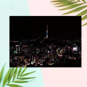 집콕놀거리 남산서울타워 야경 DIY 컬러링북 DIY세트 소장용 취미생활 감동선물