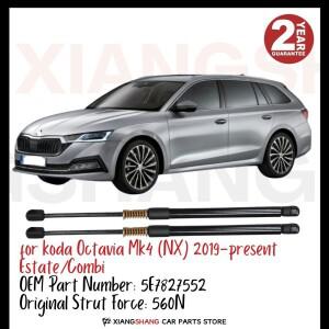 스코다 옥타비아 Mk4 NX 2019년식 이후 560N 에스테이트/콤비 트렁크 부트 가스 충전 스트럿용 스프링 댐퍼