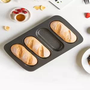 치아바타틀 베이킹몰드 바게트 트레이 빵 핫도그 홈베이킹