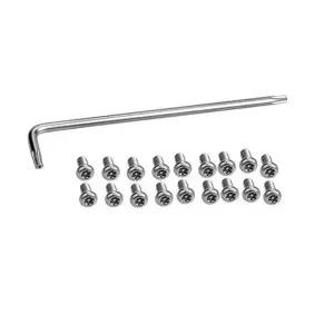 전기 스쿠터 하단 커버 스틸 나사 18 개, 나인봇 맥스 G30 10x4mm, 내구성 강철 나사, 스쿠터 액세서리 부
