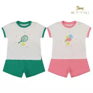 [롯데백화점]에뜨와 제임스배색상하 07T323015/출산,신생아,백일,돌선물,조카선물