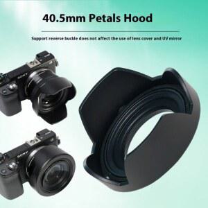 호환품 호환 E용 리버스 플라워 16 50mm A5100 커버 zve10 NEX5t 40 5mm F3 5 6 카메라 후드 A6300