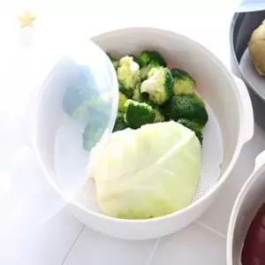대형 아이보리 전자렌지야채찜기 다용도찜기 전자렌지고구마찜기 전자렌지계란찜기