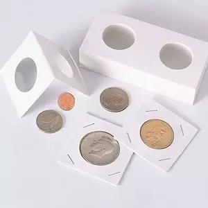 [조영]고품질 동전 수집 홀더 주화수 수집 용품 종이 코인 보관 정리함 케이스 보관함 동전보관함 WFNSLHV