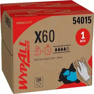 WypAll GeneralClean X60 천 멀티태스킹 청소 물티슈(54015) 브래그 박스 튼튼하고 흡수력이 뛰어난 수건