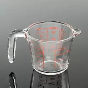 눈금 계랑비커 유리 계량컵 350ml 눈금컵 (WFFSEED)