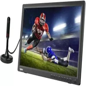 타일러 TM711-15 15.6인치 휴대용 LCD HD TV 텔레비전 및 모니터 HDMI USB SD MMC 내장 스피커 AC/DC