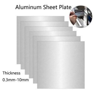 1PCS 알루미늄 플레이트 두께 플레이트 5MM 알루미늄 1MM 광택 10MM 플레이트 2MM 합금 사각 시트 5MM 3MM 6MM 5MM 3MM
