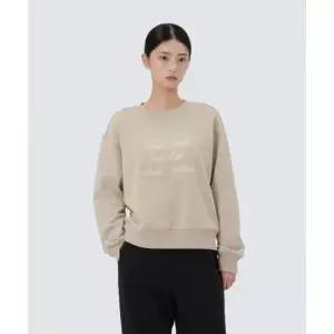 스노우피크 snowpeak APPAREL 여성 레터링 세미크롭 맨투맨 S25FWFHT63 Beige 217213