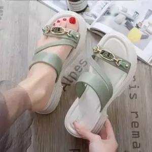친절한탄씨 bns 부드러운 미끄럼방지 여성 여름 샌달 슬리퍼 그린 35 미끄럼방지슬리퍼 여름슬리퍼