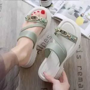 친절한탄씨 bns 부드러운 미끄럼방지 여성 여름 샌달 슬리퍼 그린 39 미끄럼방지슬리퍼 여름슬리퍼