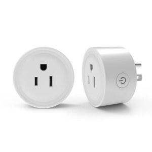 HapIntlNex 스마트 플러그, Alexa 및 Google 어시스턴트와 호환되는 WiFi 콘센트, 콘센트 16A / 2200W Max, 홈 자동화, APP 리모컨, 타이머 스케