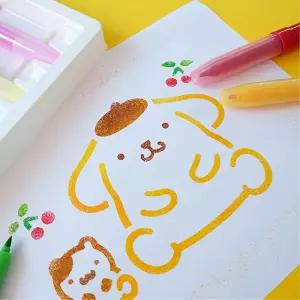 산리오 캐릭터즈 불어 사인펜 12색 미술도구 장난감