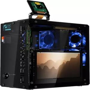 라즈베리 파이 5용 4.3인치 터치스크린 오픈클로 AI 에이전트 듀얼 NVMe RAID 0/1 NAS 카메라 마이크