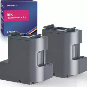 T04d1 유지보수 박스용 TO4D1 T04D100 잉크용 EcoTank ET-15000 WF-2860 XP-5100 2팩 호환