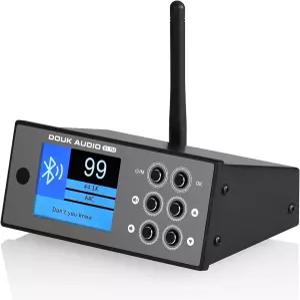 Douk 오디오 B1FM Bluetooth 5.1 수신기 DAC LDAC 및 aptX HD를 지원하는 하이파이 스테레오 음악 플레이어