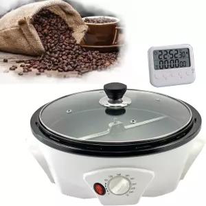 GIVEROO 500g 커피 원두 로스터 가정용 머신 타이머 전기 0-240°C 논스틱 카페샵 110V