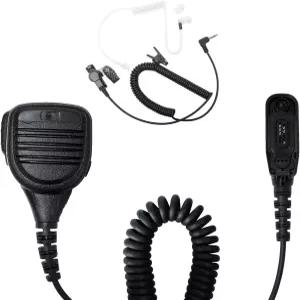 모토로라 APX4000 XPR6350 양방향 라디오 워키 토키 3.5mm 이어피스용 HEOPBIRD 핸드헬드 스피커 마이크