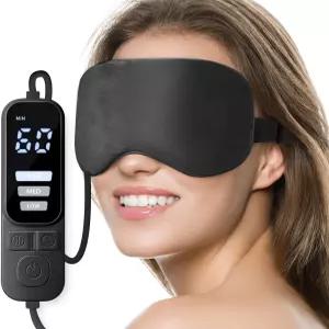 에조나 온열 아이 마스크 웜 컴프레시 온도 및 타이머 조절이 가능한 USB 전기 히팅 패드 안구 건조증용