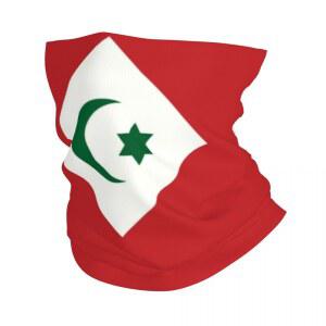 호환 Rif Republic Flag Bandana 겨울 목 따뜻한 남성용 방풍 랩 페이스 스카프 스키 각반 머리띠