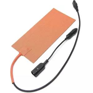 음식 배달 가방용 탈착식 전원 케이블이 있는 패스트로히 12V 100W 실리콘 발열 패드 매트 퀵 히터