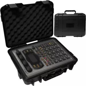 맞춤형 폼이 장착된 편안한 손잡이가 롤랜드 SP-404MKII SP-404SX 하드 쉘 운반 보관 케이스용 MiKiJoy4U
