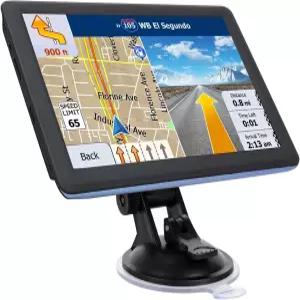 자동차 트럭 RV용 GPS 내비게이터 2026 지도가 있는 7인치 무료 평생 업데이트 음성 안내 속도 카메라 알림