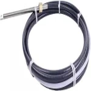 Holdia SSC6220 세이프티 QC 20피트 회전식 기계식 스티어링 케이블 텔레플렉스 마린 헬름 및 베젤 키트