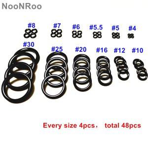 태클 낚싯대 48pcs 낚시 링 NooNRoo 액세서리 커넥터 가이드 링 Alconite 용 라운드