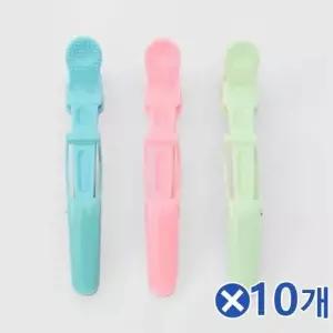 TBZ 머리고정 악어 미용핀 3p 컬러x10개 전문가용 집게핀